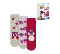Disney Toy Story Rosa Lotso Calzini per polpaccio Set di 3 Ragazze