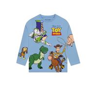 Disney Toy Story Slinky Dog, Woody e Buzz Lightyear Maglietta a Maniche Lunghe per Bambini, Magliette Ragazzo Cotone Morbido, 7-8 Anni