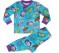 Disney Toy Story Super Morbido Pigiama a Maniche Lunghe, Toy Story, 6-7 Anni: 122cm, Blu
