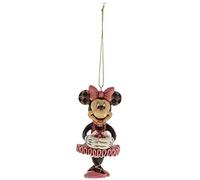Disney Traditions A29382 Minnie Mouse Schiaccianoci Ornament, Sospensioni, Legno, Multicolore, Taglia Unica