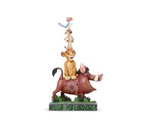 Disney Tradition Il Re Leone Impilabile Figurina, Resina, Multicolore, 12 x 12 x 20 cm
