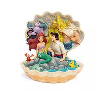 Disney Tradition La Sirenetta nella Conchiglia Figurina, Resina, Multicolore, 12 x 12 x 25 cm
