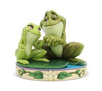 Enesco Figurina Disney Tradition Tiana e Naveen Ranocchie, Resina, Multicolore, 9 x 9 x 15 cm