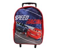 Disney Trolley Cars 31cm, Perfetto per i Bambini, Borsa da Viaggio o per la Scuola, Design Divertente e Pratico, Blu, Taglia unica