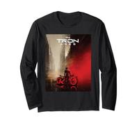 Disney TRON: Ares Lightcycle City Official Movie Poster Art Maglia a Manica