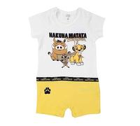 Disney - Tuta da bambino con stampa Il Re Leone in Cotone Giallo, giallo, 12 mesi