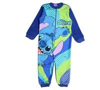 Disney Tutina in Pile Lilo & Stitch, Calore e Comfort in Inverno, Design Hawaiano e Divertimento per Il Bambino, Marina, 8 Anni
