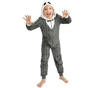 Disney Tutina Intera, Pigiama Ragazzo Il Nightmare Before Christmas per Ragazzi, Pigiama Intero Jack Skellington 6-7 Anni