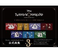 Disney Twisted Wonderland Official Visual Book Card Art & Line Art 3 | GIAPPONE