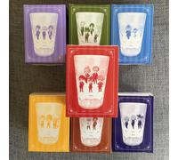 Disney Twisted Wonderland Original Clear Cup set completo di 7 Kirin Japan