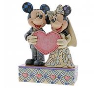 Disney Traditions Two Souls, One Heart (Mickey Mouse & Minnie Mouse) Figurine, Resina, Multicolore, 130x60x180 cm