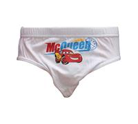 Disney Underwear Set 3 Pezzi Slip Cars Bianco 4/5 Anni