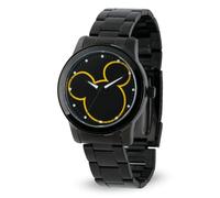 Disney Unisex W001989 Mickey Mouse Analog Display Analog Quartz Black Watch