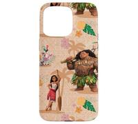 Disney Vaiana 2 Vaiana Maui Kotu Heihei and Pua Pattern Custodia per iPhone 15 Pro Max