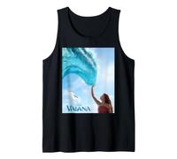 Disney Vaiana Live-Action Movie 2026 Ocean Wave Logo Poster Canotta
