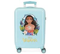 Disney Vaiana Valigia da cabina blu 38 x 55 x 20 cm Rigida ABS Chiusura a combinazione laterale 34 L 2 kg 4 ruote doppie