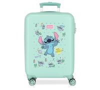 Joumma Disney Stitch Little Destruction Valigia da cabina blu 38 x 55 x 20 cm Rigido 2 kg Chiusura a combinazione laterale ABS 2 kg 35 L Bagaglio a mano
