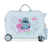 Disney, valigia per bambini realizzata in ABS, un materiale rigido e leggero, doppie ruote, chiusura laterale a combinazione, di Joumma Bags