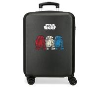 Disney Valigia per bambini rigida Chiusura a combinazione Laterale 4 ruote Bagagli a Mano è realizzato in ABS, un materiale rigido e leggero., R2d2, Valigia cabina