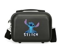 Disney Joumma Stitch Cute Nececer Adattabile Nero 29 x 21 x 15 cm Rigido ABS 9,14 L 0,8 kg, Nero, Necessità adattabile