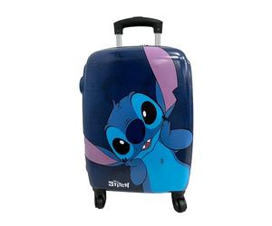 Disney Valigia Stitch Cabina - 4 Ruote Rotanti e Multidirezionali - Ruote doppie personalizzate - Valigia rigida molto resistente con manico estensibile - 50 x 33 x 20 cm, multicolore, 50 x 33 x 20