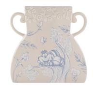 Disney - Vaso grande in ceramica bianca Alice nel paese delle meraviglie, motivo Stregatto e rose, decorazione e articoli per la casa per gli amanti del cinema, camera da letto, cucina, bagno e sala