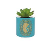 Disney Vaso per piante, in gres, turchese, 150 ml