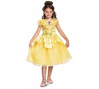 Disney Vestito Principessa Belle Deluxe Bambina, Vestito La Bella Addormentata Disney Bambine Taglia S