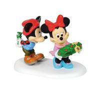 Disney Village by D56 - Statuetta a sorpresa di Topolino Vischio