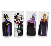 Disney Villains 10-Ounce Tumbler Occhiali Set Di 4