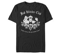 Disney Villains-Bad Witch Club Short Sleeve T-Shirt, Nero, XL Uomo