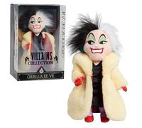 Disney Villains Collection: Crudelia De Vil, peluche da collezione da 33 cm, cento e uno dalmati, giocattoli per bambini dai 3 anni in su Just Play