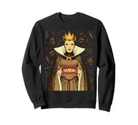 Disney Villains Evil Queen Vintage Art Style Collage Felpa
