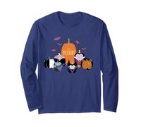 Disney Villains Halloween Pumpkin Characters Group Maglia a Manica