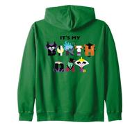 Disney Villains "It's My Birthday" Big Character Letters Felpa con Cappuccio