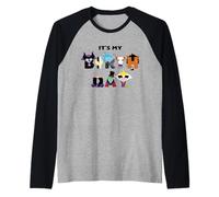 Disney Villains "It's My Birthday" Big Character Letters Maglia con Maniche Raglan