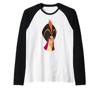 Disney Villains Jafar from Aladdin Big Face Costume Maglia con Maniche Raglan