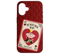 Disney Villains - La regina di cuori con le loro teste, colore: Rosso Custodia per iPhone 16