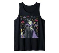 Disney Villains Maleficent Vintage Art Style Collage Canotta