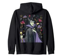 Disney Villains Maleficent Vintage Art Style Collage Felpa con Cappuccio