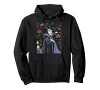 Disney Villains Maleficent Vintage Art Style Collage Felpa con Cappuccio