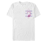 Disney Villains, Queen Stack Uomo Maglietta Girocollo Bianco L