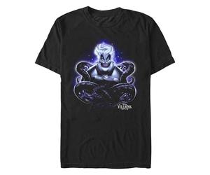 Disney Villains Sea Witch Young - Maglietta a Maniche Corte da Uomo, Nero, M