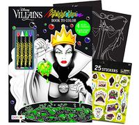 Disney Villains - Set di libri da colorare e attività con adesivi