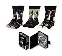 CERDÁ LIFE'S LITTLE MOMENTS | Confezione da 3 Calzini Disney Villans Taglia 36/43 Comodi e Morbidi - Confezione da 3 Calzini Disney Villans con Stile Unico e Licenza Ufficiale