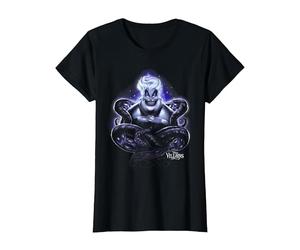 Disney Villains Ursula Dark Portrait Maglietta, Donna, Nero, 3XL