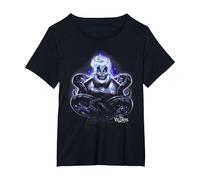 Disney Villains Ursula Dark Portrait Maglietta, Donna plus-size, Nero, 1X