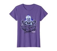 Disney Villains Ursula Dark Portrait Maglietta, Donna, Viola Mélange, 3XL