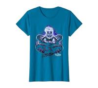 Disney Villains Ursula Dark Portrait Maglietta, Donna, Zaffiro, L