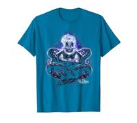 Disney Villains Ursula Dark Portrait Maglietta, Uomo, Zaffiro, 3XL